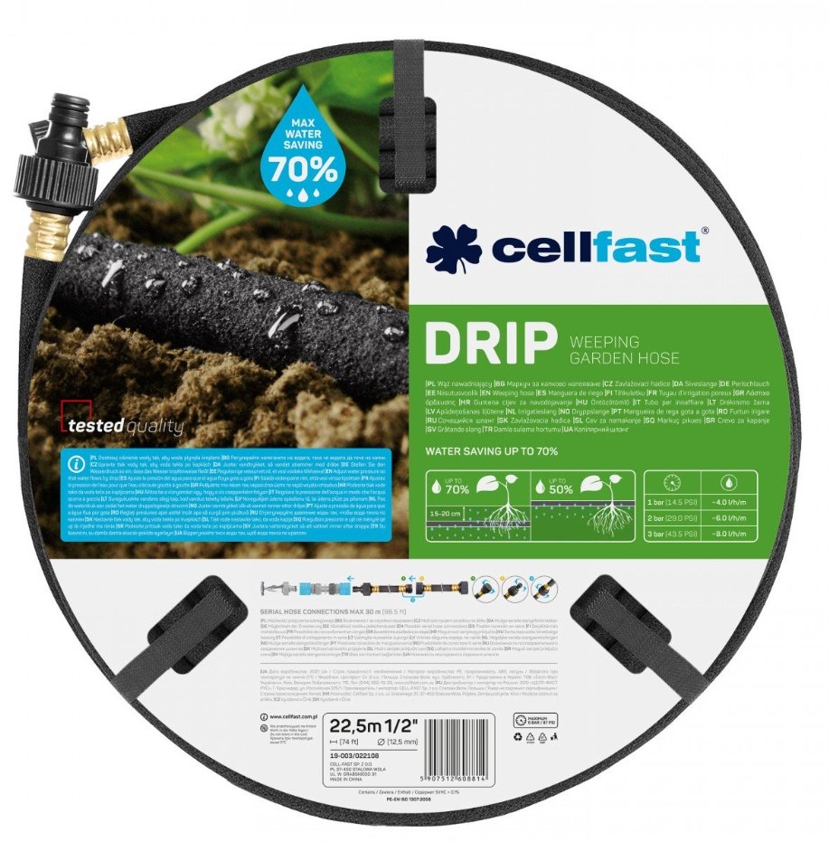 Cellfast Wąż nawadniający Drip 1/2