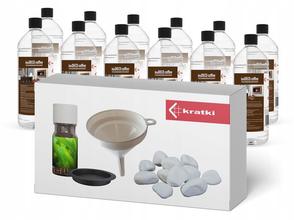 Bio Paliwo Bioetanol Biokominek Kawa Zestaw