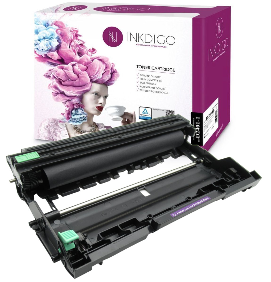 INKDIGO DR-2401 zgodny Bęben do Brother DCP-L2512D