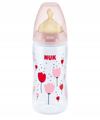 NUK 741927 Butelka FC+ PP 300 ml z wskaźnikiem temperatury smoczek lateksowy 0-6 m-cy M ][ MA_779496