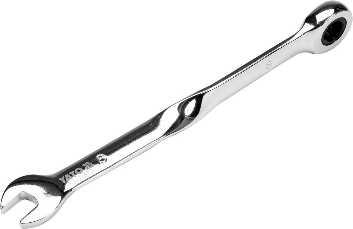 Klucz Płasko-Oczkowy Skręcony Z Grzechotką 8Mm Yato Yt-01870