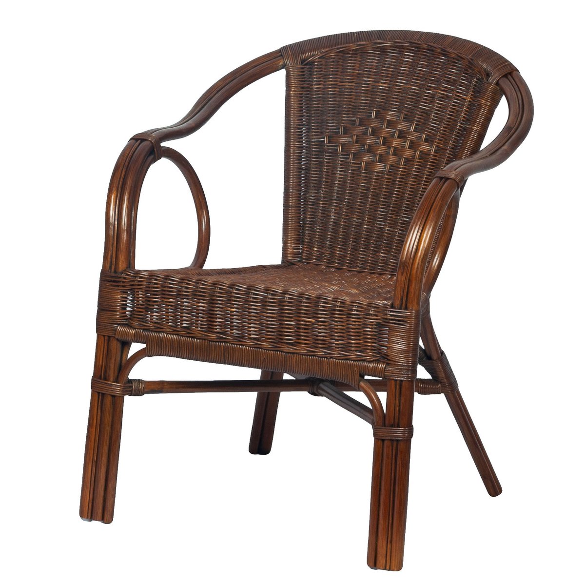 RattaNeo Emerald f117 fotel brąz rattan naturalny