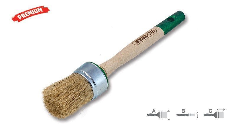 Stalco Pędzel okrągły 60mm Premium