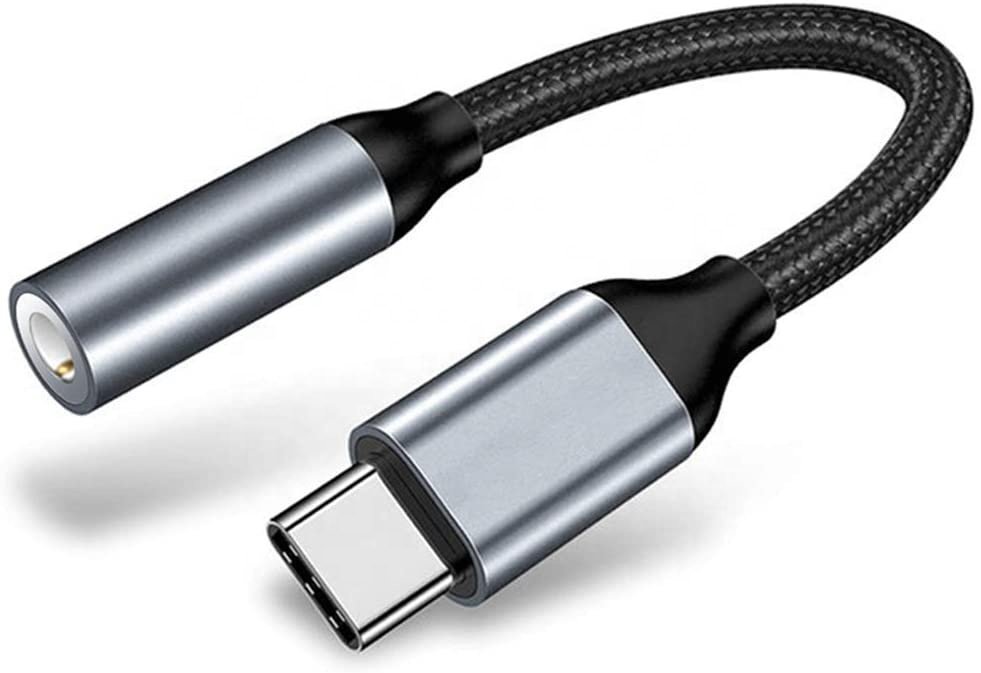 Przejściówka Adapter USB C Mini Jack Z Dac 3,5Mm Aux