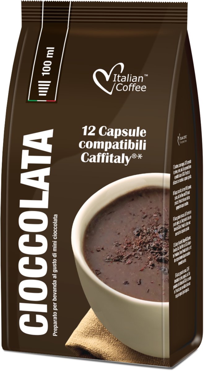 Italian Coffee, Cioccolata, Kapsułki Do Tchibo Cafissimo, 12 Kapsułek