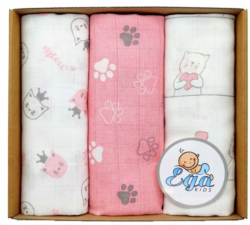 PIELUSZKI EGA 60/80cm zestaw 3 szt