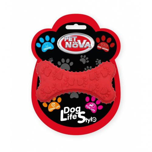 PET NOVA PET NOVA TPR Dentbone czerwona