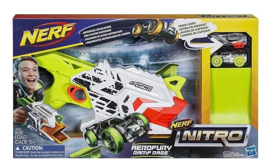 Hasbro Wyrzutnia Nerf Nitro Dla 2 Autek + Rampa