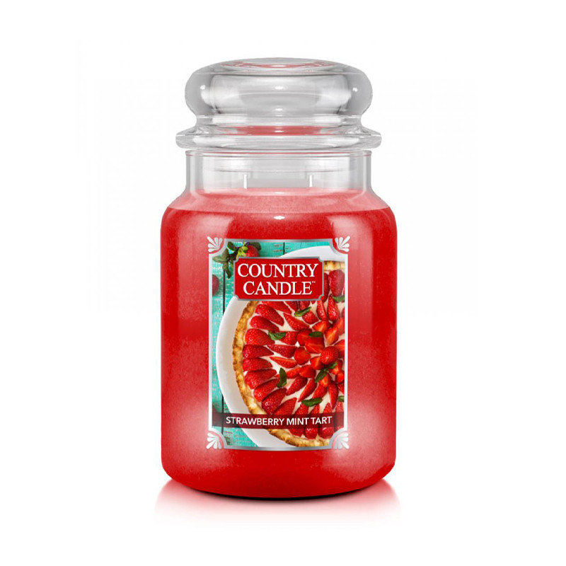 Strawberry Mint Tart Country Candle 680 G