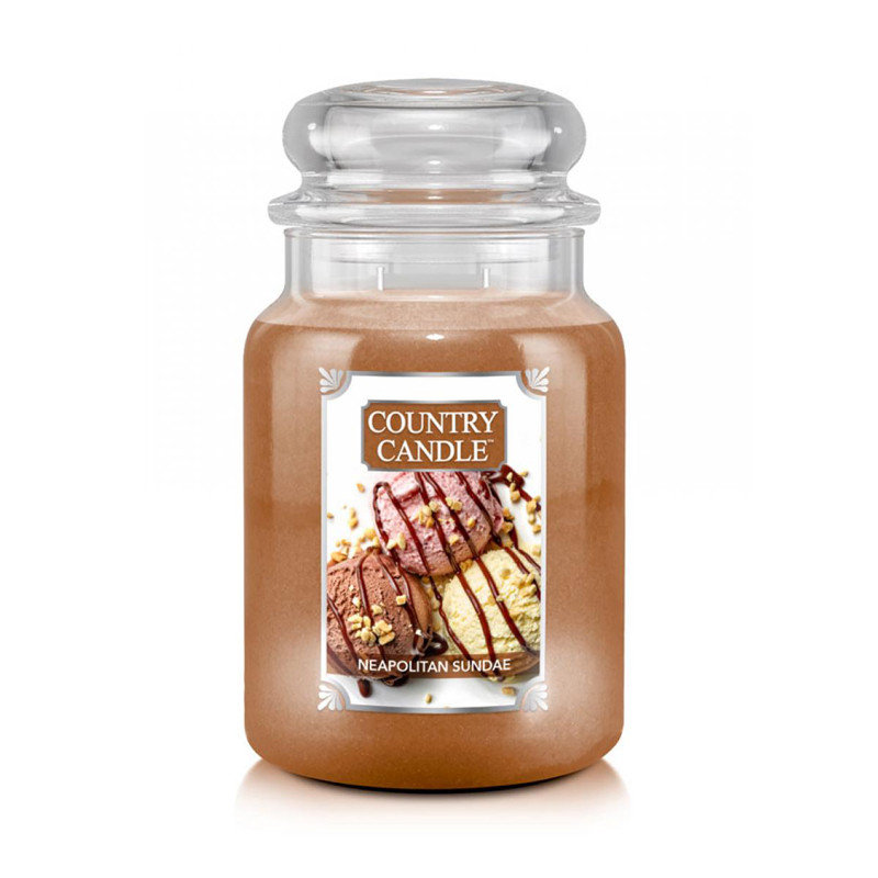 Neapolitan Sundae Country Candle 680 G