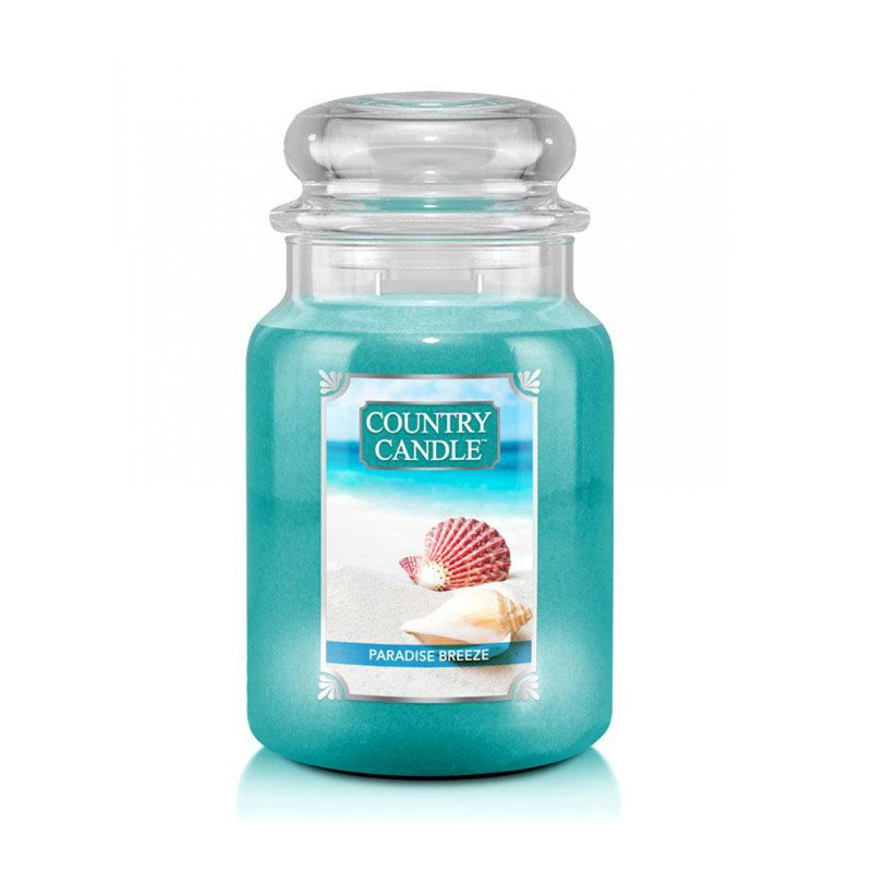 Country Candle Duża świeca z dwoma knotami Paradise Breeze 680 g