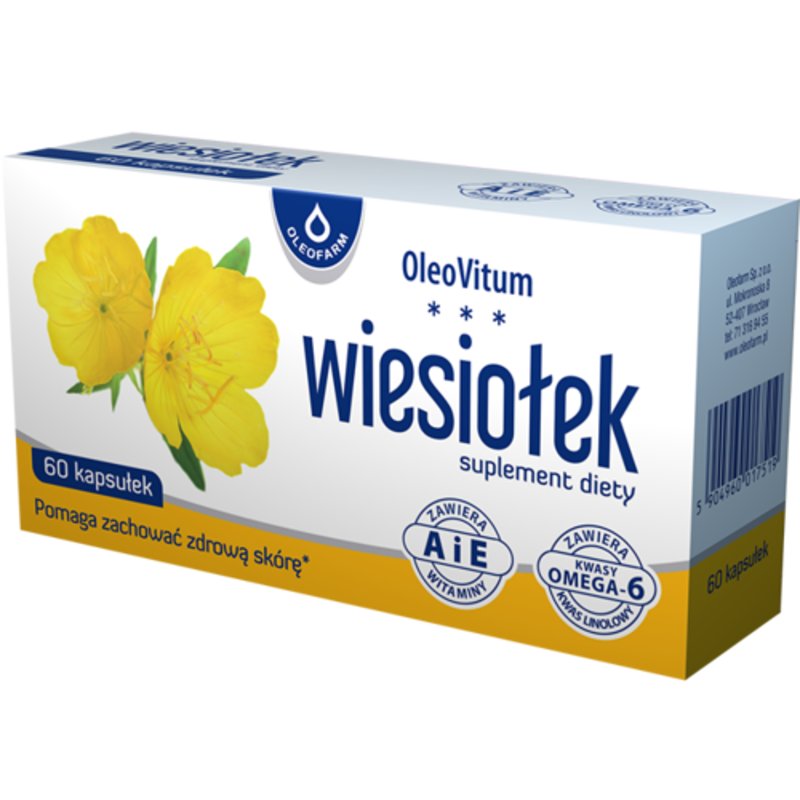 OLEOFARM SP. Z O.O. OleoVitum Wiesiołek 60 kapsułek 8411613