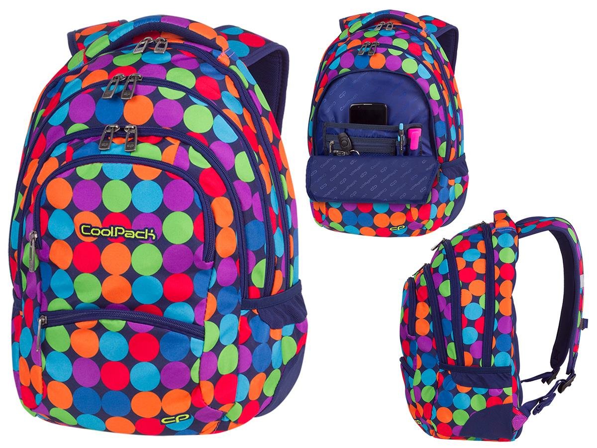 COOLPACK Plecak sportowy COOLPACK COLLEGE Multikolor - multikolor 5907808881501