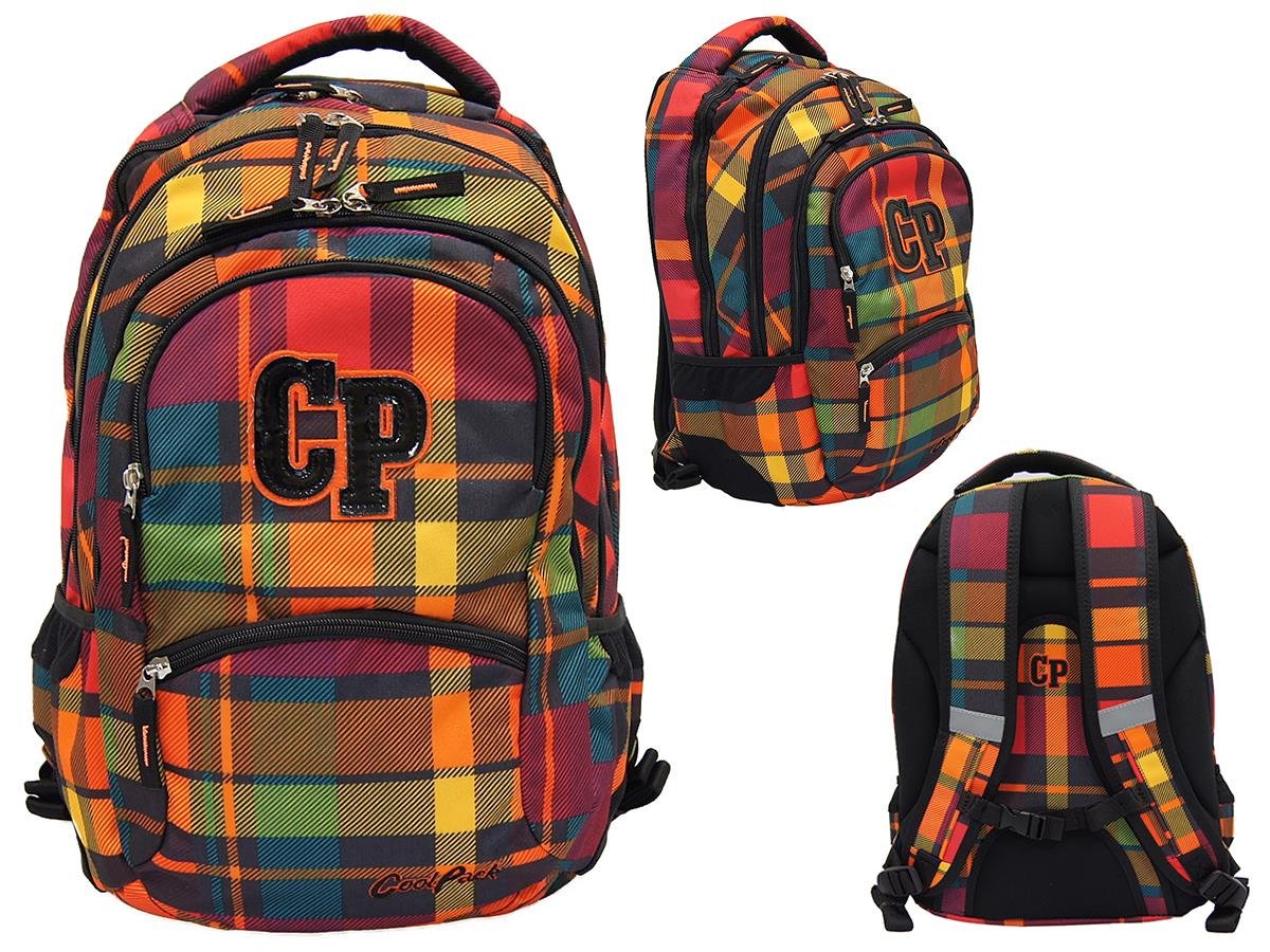 Patio CoolPack College Plecak Szkolny 27L Sunset Check 76777CP