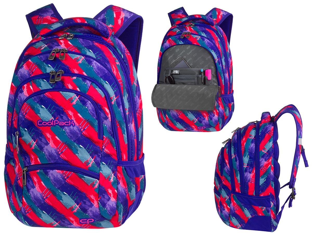 CoolPack Plecak Młodzieżowy College vibrant lines+ piórnik 81327_81471