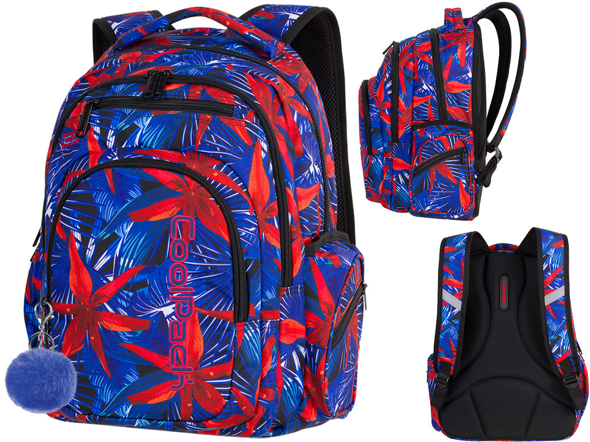 Patio CoolPack Flash Plecak Szkolny Hawaian Blue 88084CP Brelok Gratis
