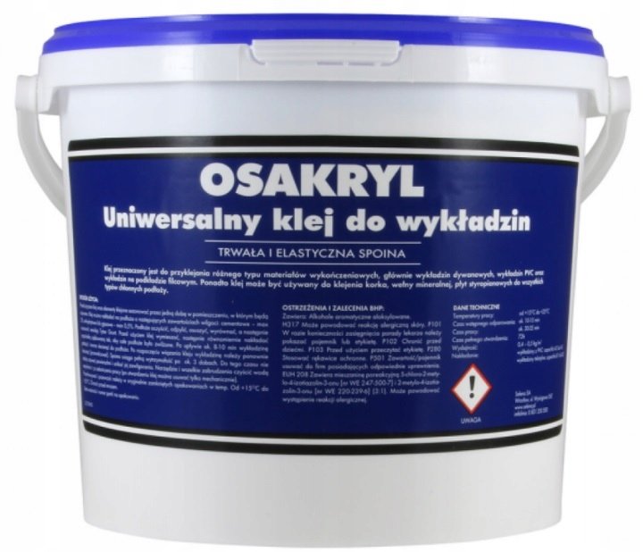 Klej uniwersalny do wykładzin Osakryl 1 kg