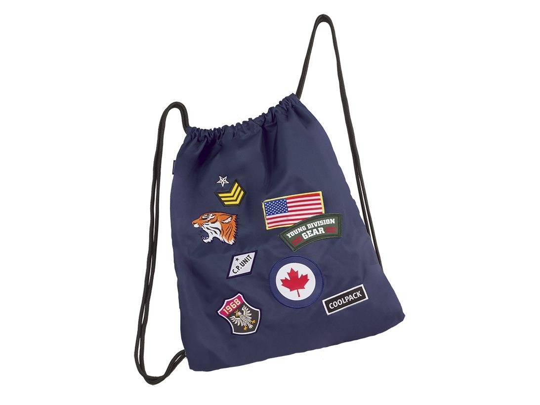 Worek uniwersalny CoolPack 2017 Sprint A414 (Badges) Navy