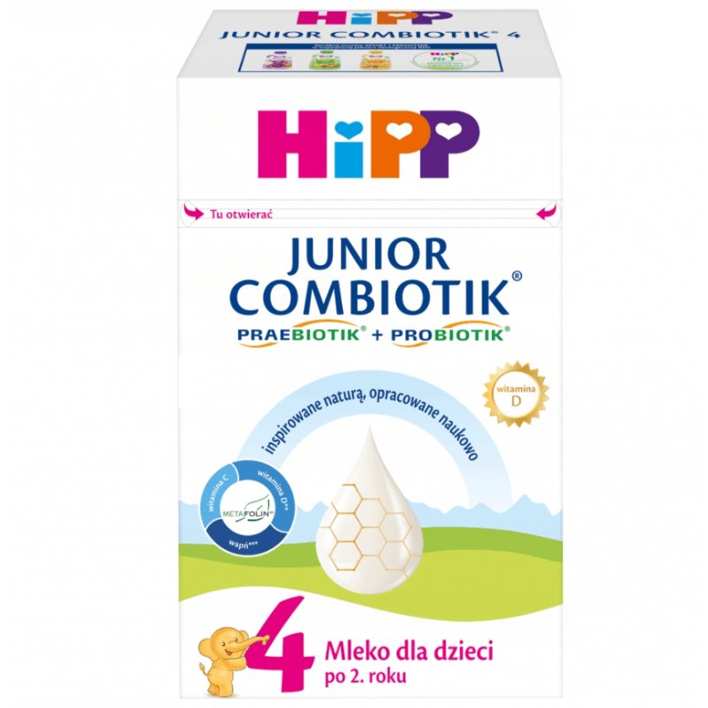 Hipp Junior Combiotik 4 mleko dla dzieci po 2 roku 550 g