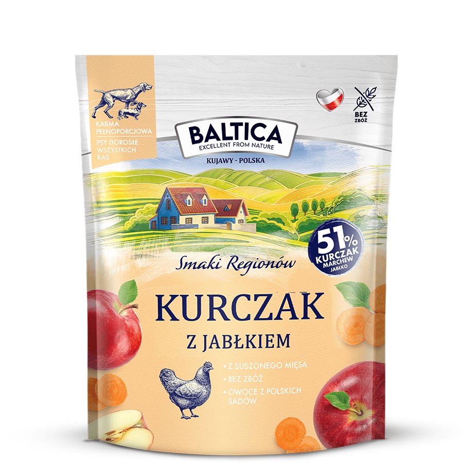 Baltica Kurczak Z Jabłkiem 1Kg