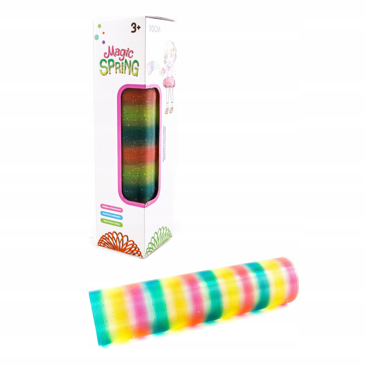 Duża Sprężyna Magiczna Zabawka 30Cm Gadżet