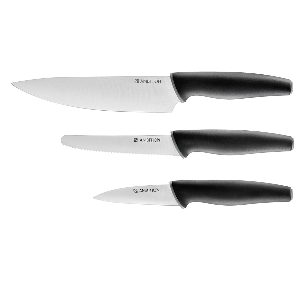 Komplet noży (nóż do warzyw) Aspiro 3-elementowy AMBITION