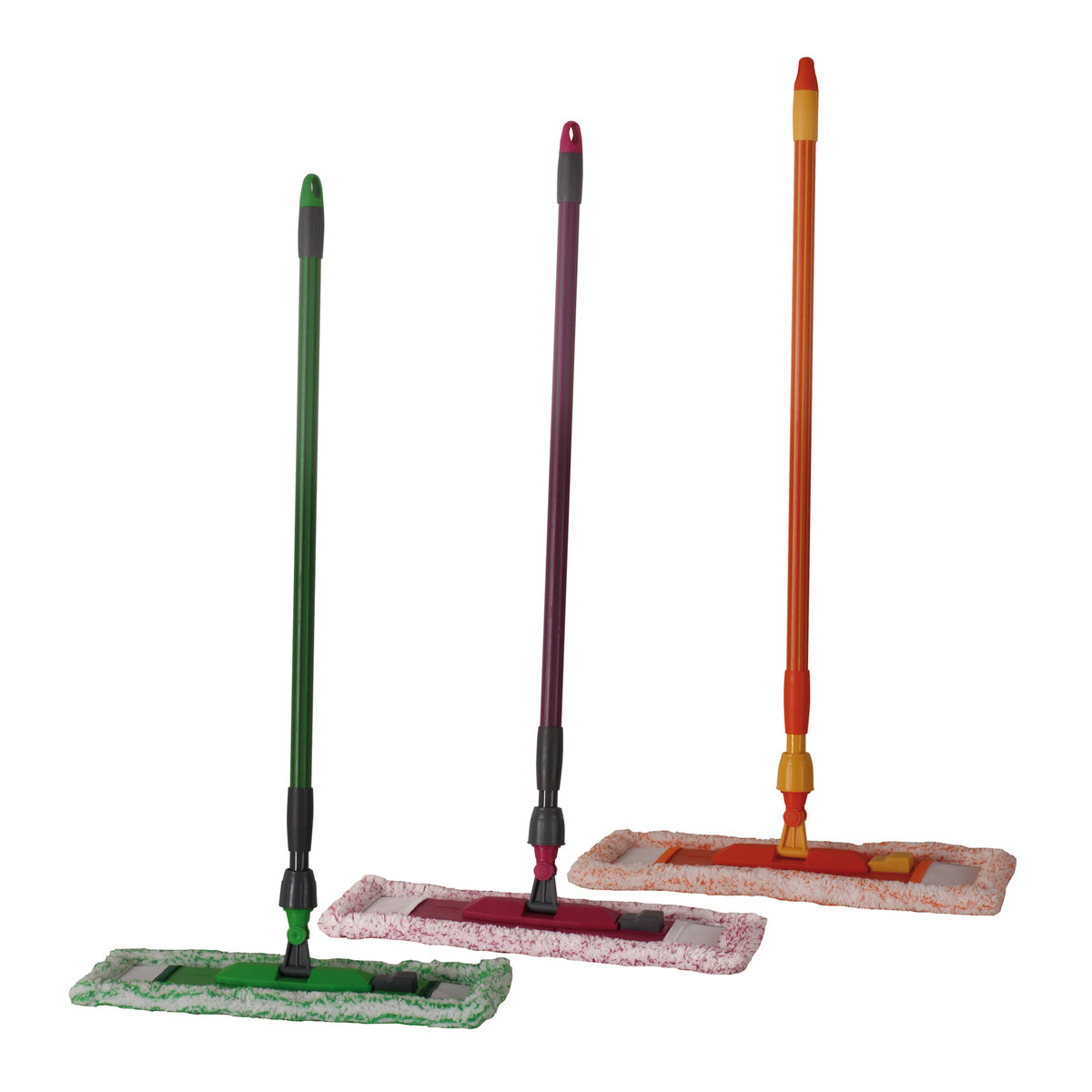 Mop płaski z kijem teleskopowym Power JOTTA MIX KOLORÓW