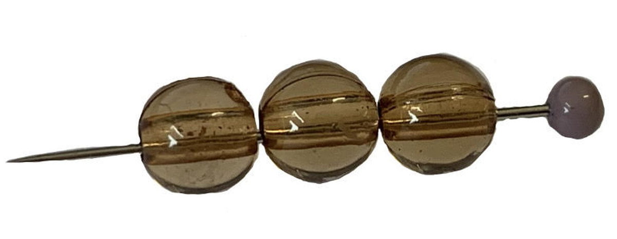 Korale Akrylowe Kula 6mm (50szt) Ciemny Beż