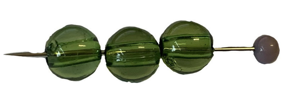 Korale Akrylowe Kula 6mm (50szt) J.Zielony