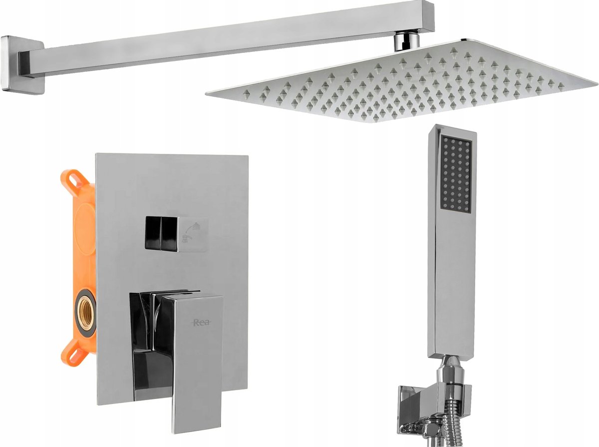 Rea ZESTAW PRYSZNICOWY PODTYNKOWY FENIX CHROME BOX P8451