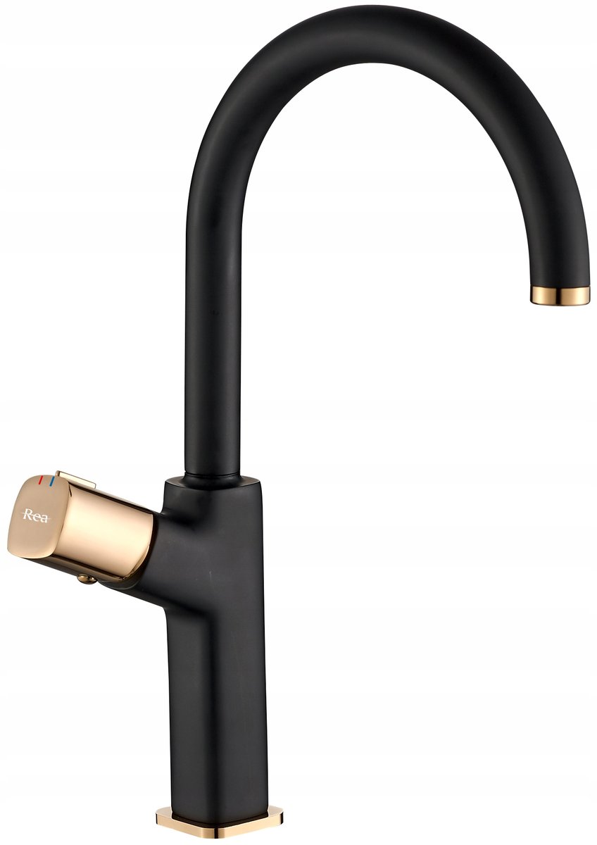 Bateria umywalkowa czarna Salto Rea