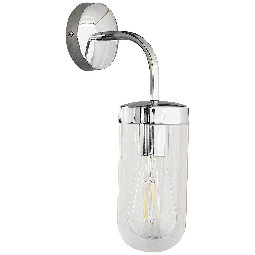 Rabalux Yago 3309 kinkiet lampa ścienna 1x60W E27 transparentny/chrom