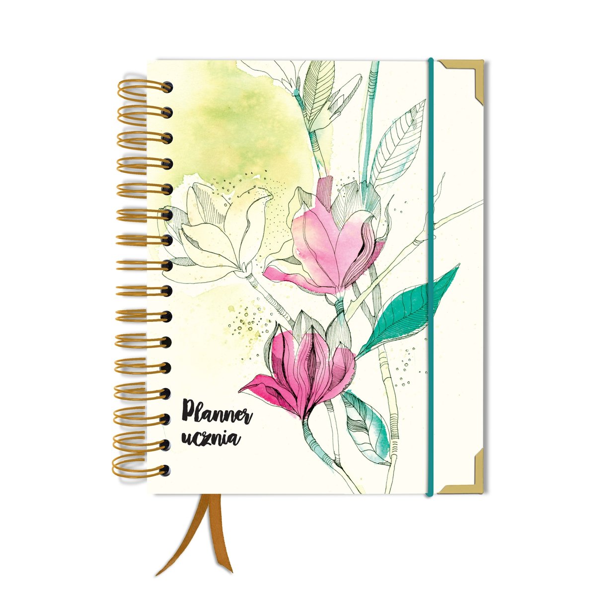 Kalendarz tygodniowy, A5, Uczniowski, Bez dat, Różnokolorowy