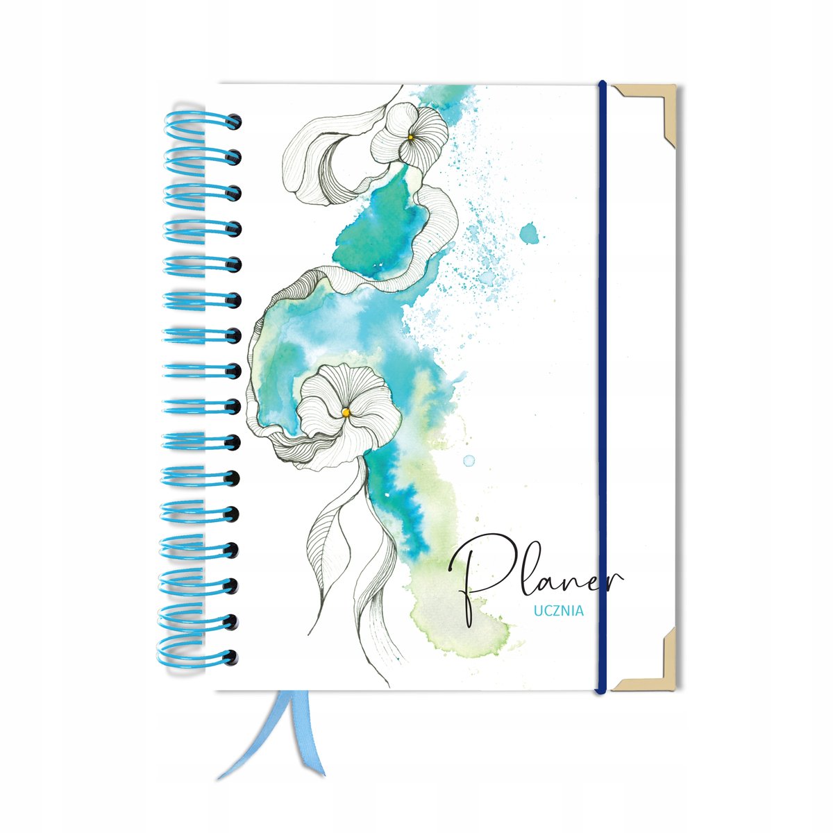 Kalendarz tygodniowy, A5, Uczniowski, Bez dat, Różnokolorowy