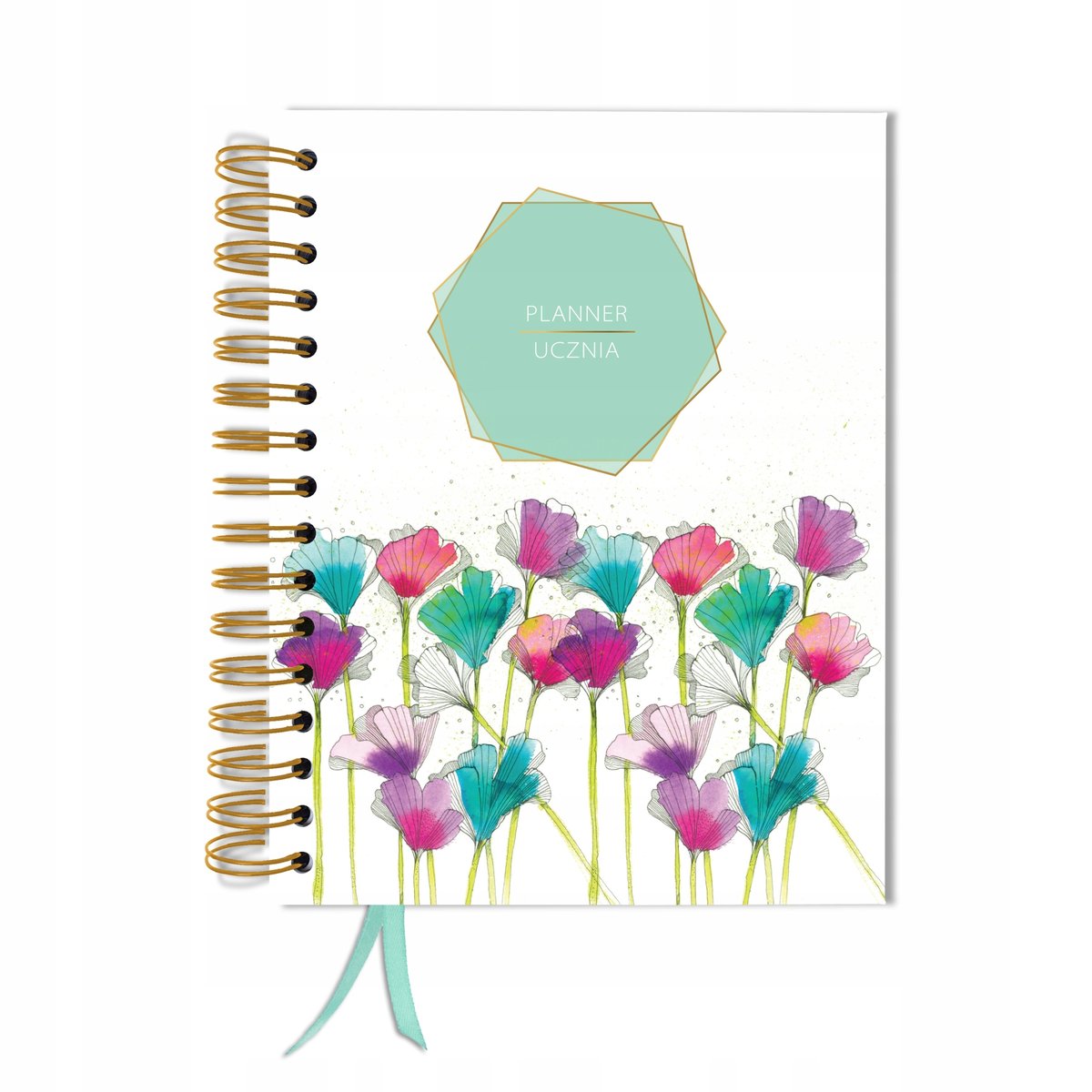 Kalendarz tygodniowy, A5, Uczniowski, Bez dat, Różnokolorowy