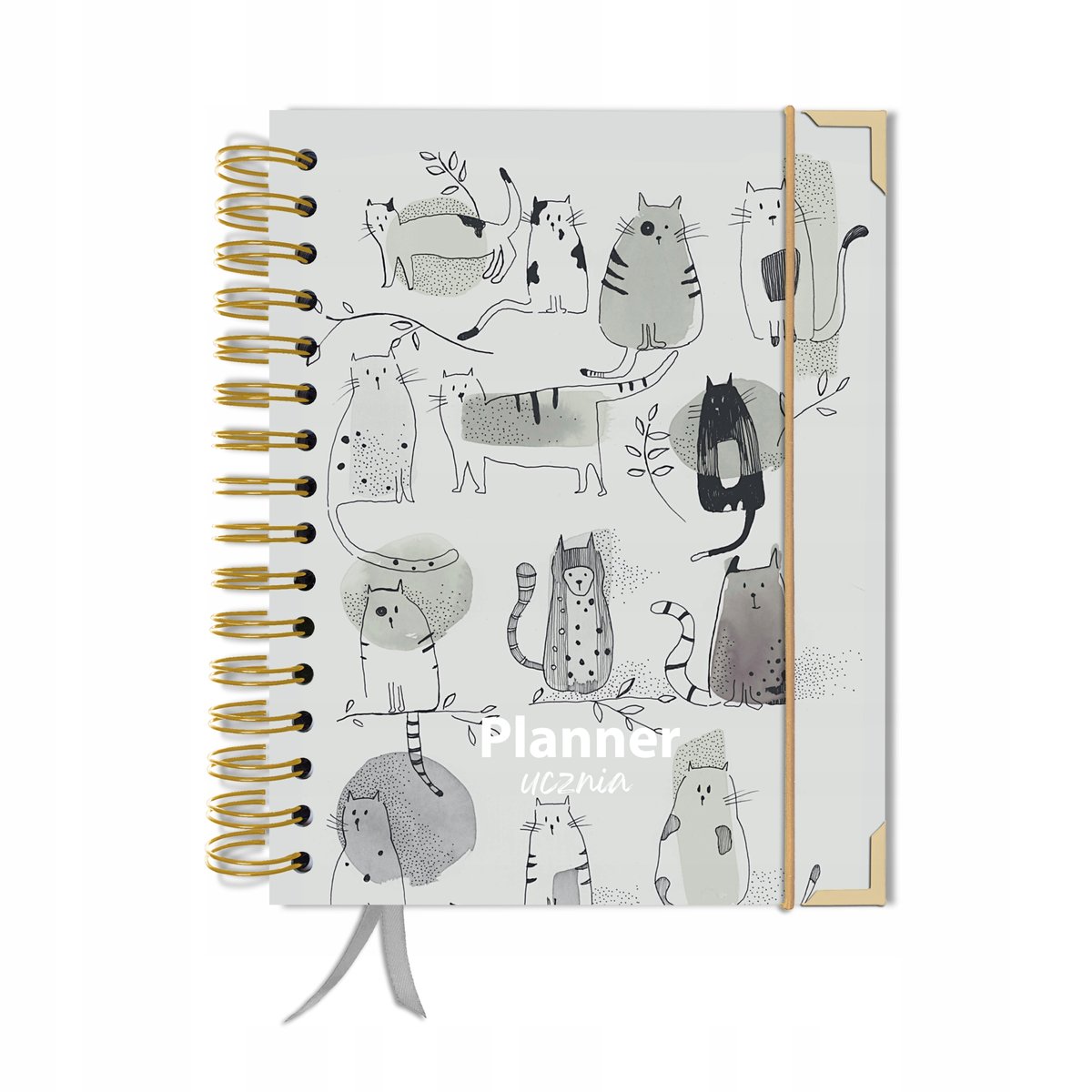 Kalendarz tygodniowy, A5, Uczniowski, Bez dat, Różnokolorowy