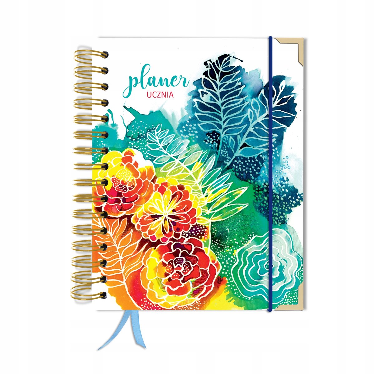 Kalendarz tygodniowy, A5, Uczniowski, Bez dat, Różnokolorowy