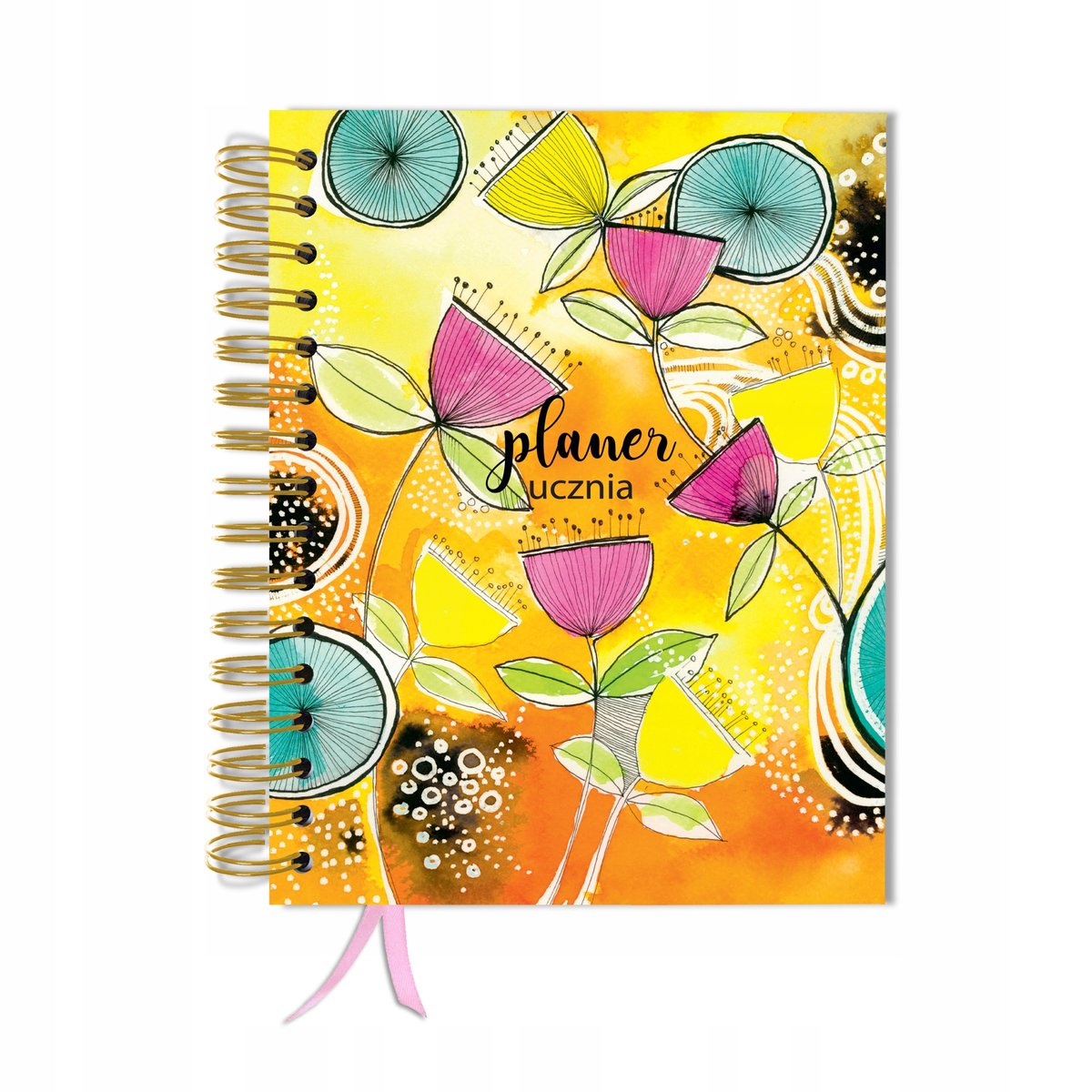 Kalendarz tygodniowy, A5, Uczniowski, Bez dat, Różnokolorowy