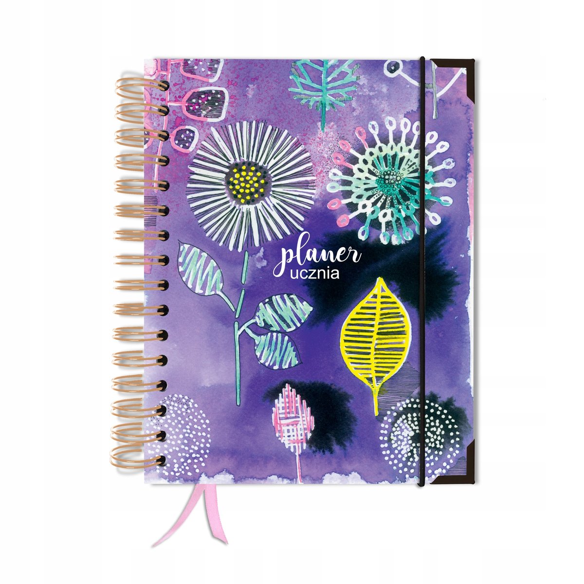 Kalendarz tygodniowy, A5, Uczniowski, Bez dat, Różnokolorowy