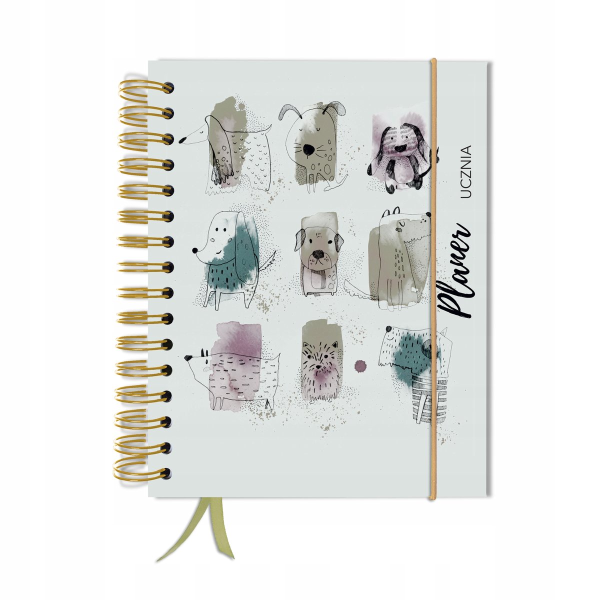 Kalendarz tygodniowy, A5, Uczniowski, Bez dat, Różnokolorowy