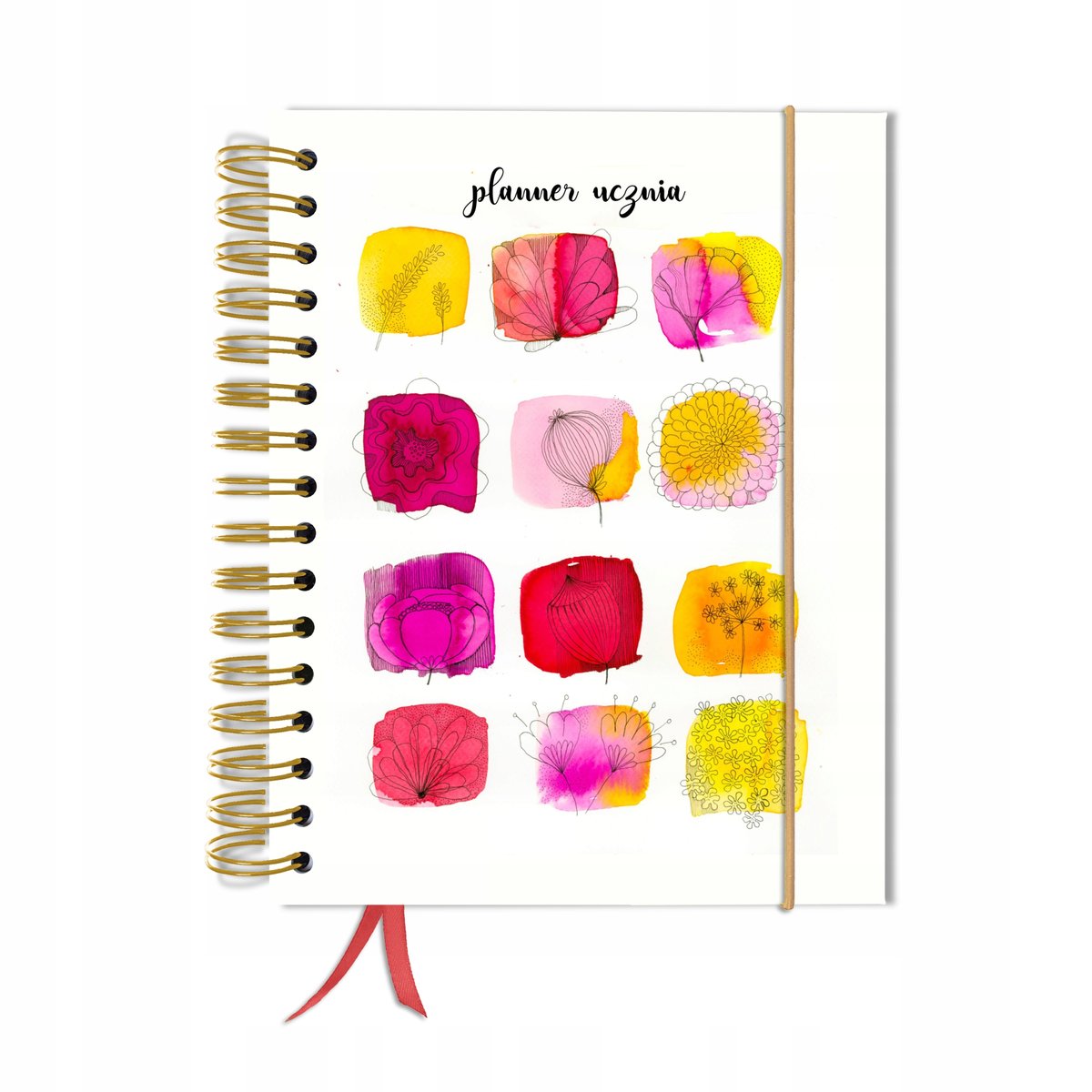 Kalendarz tygodniowy, A5, Uczniowski, Bez dat, Różnokolorowy