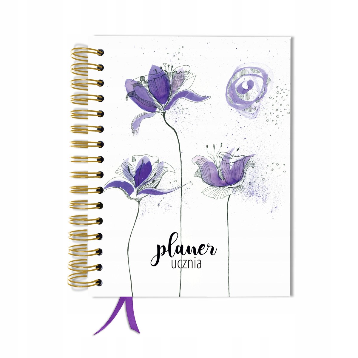 Kalendarz tygodniowy, A5, Uczniowski, Bez dat, Różnokolorowy