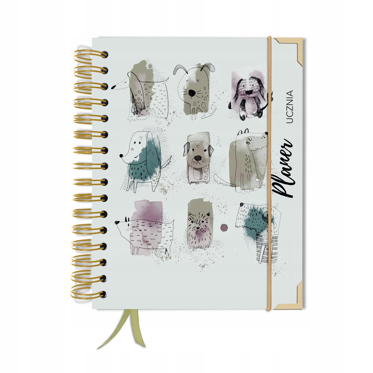 Kalendarz tygodniowy, A5, Uczniowski, Bez dat, Różnokolorowy