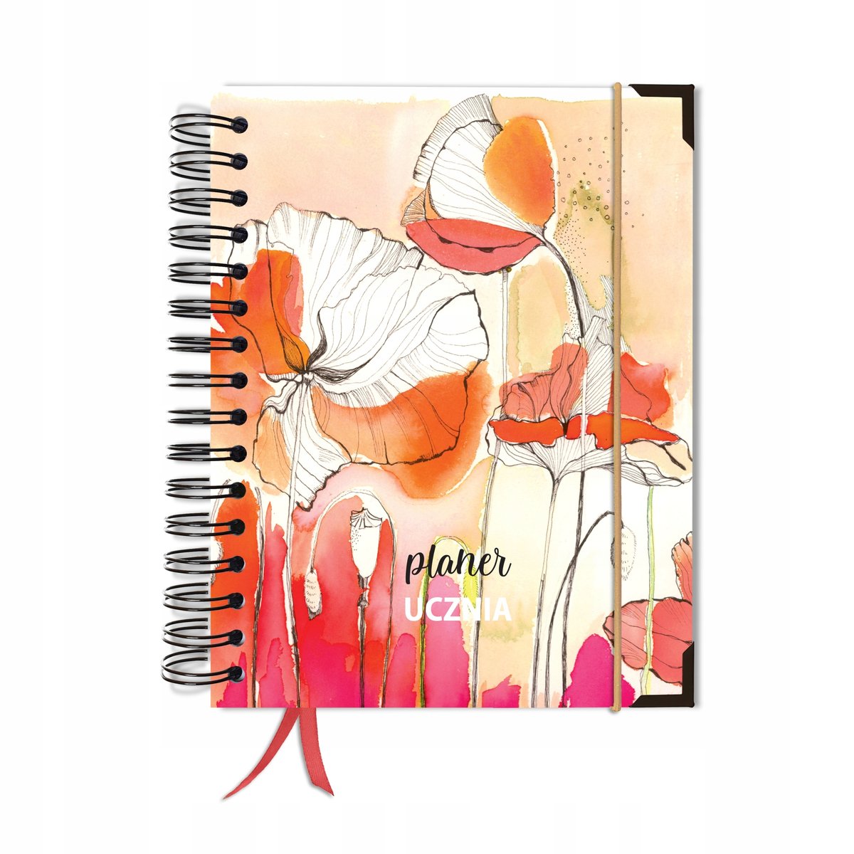 Kalendarz tygodniowy, A5, Uczniowski, Bez dat, Różnokolorowy