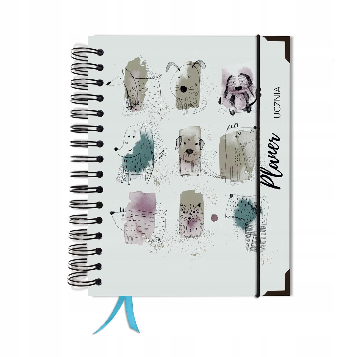 Kalendarz tygodniowy, A5, Uczniowski, Bez dat, Różnokolorowy