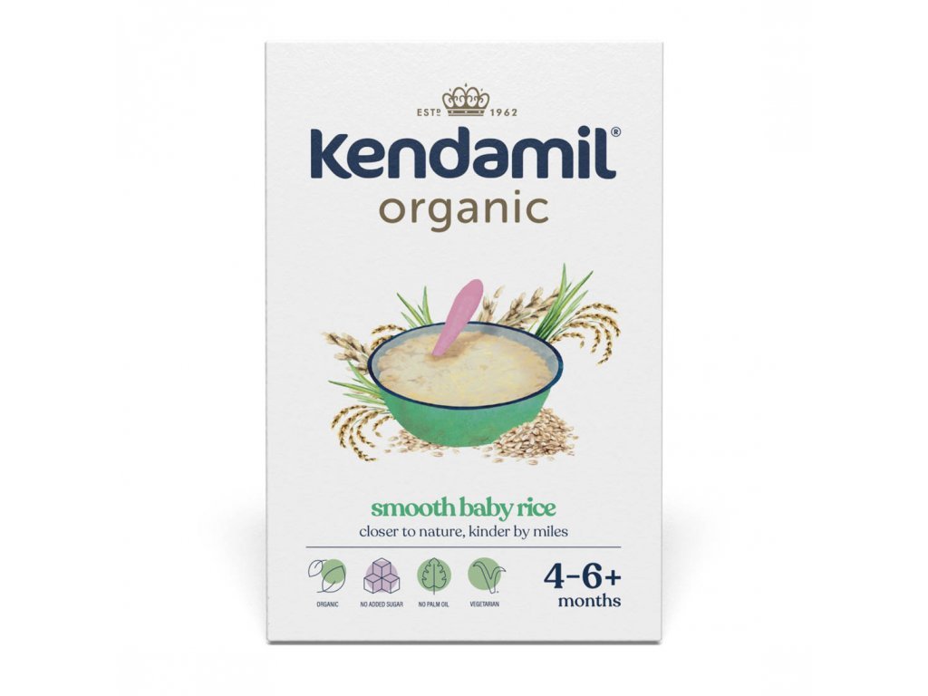 Kendamil Bezmleczna kaszka ryżowa BIO, 120 g