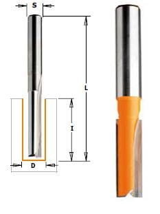 Cmt Frez Prosty Długi Hm D=15 I=31,7 L=60 S=8