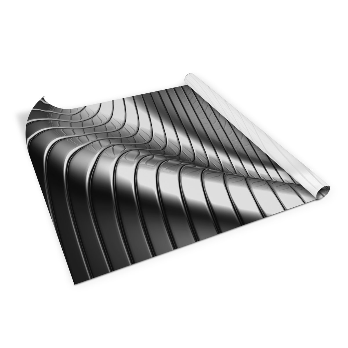 Folia okleina dekoracyjna Wzór aluminium 100x50 cm