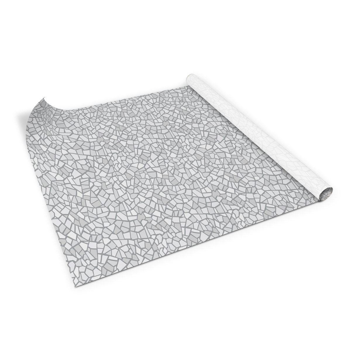 Dekoracyjna Okleina Na Meble Szara Mozaika 100X50