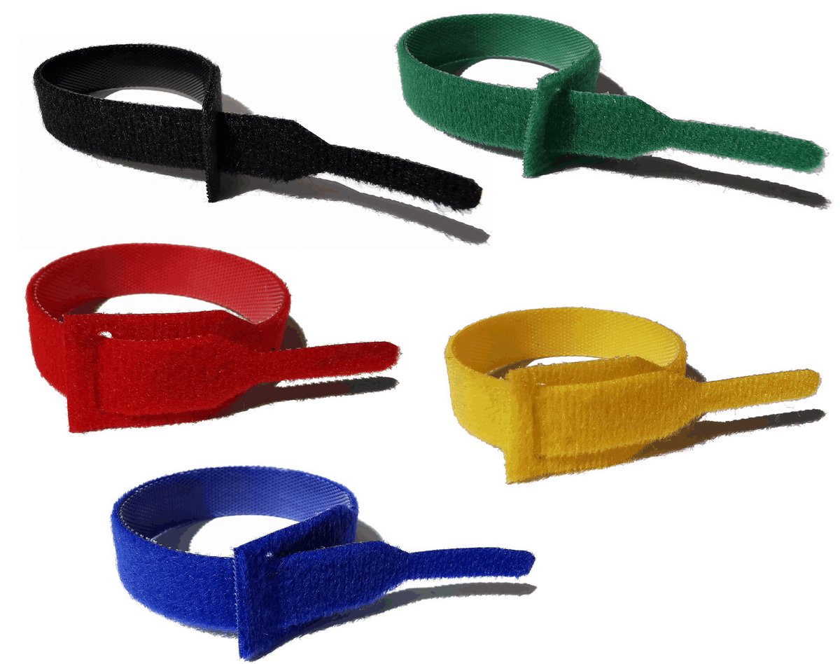 WOJTAP Opaski rzepowe Self Straps 20x150 mm  10 szt. (żółty) SFS150-10